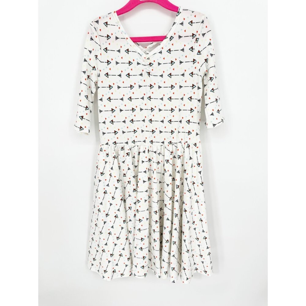 Dotdotsmile Girls Dress Size 7 Multi Color Arrow Print New With Tags